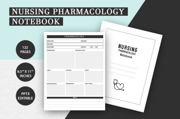 Download Nursing Pharmacology Notebook Interior - Log Collection
