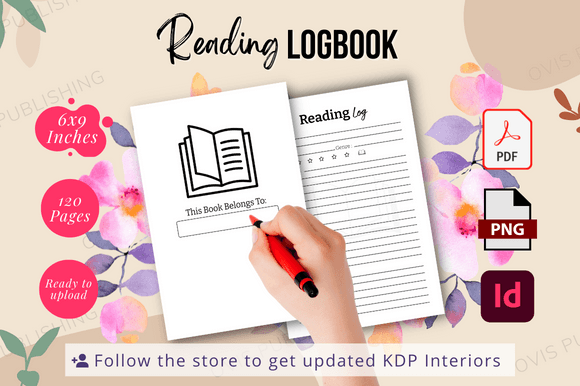 Download Reading Log Book | Ready to Upload KDP - Log Collection