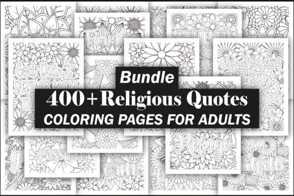 Download Religious Quotes Coloring Book Bundle - Bundle Collection