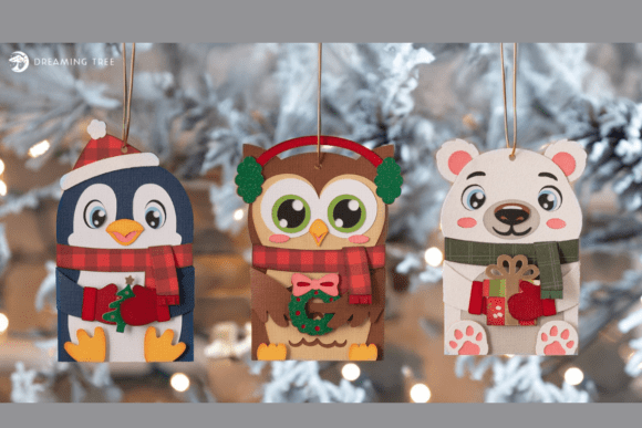 Download Polar Pals Gift Card Ornaments SVG Bundle - Premium Bundle