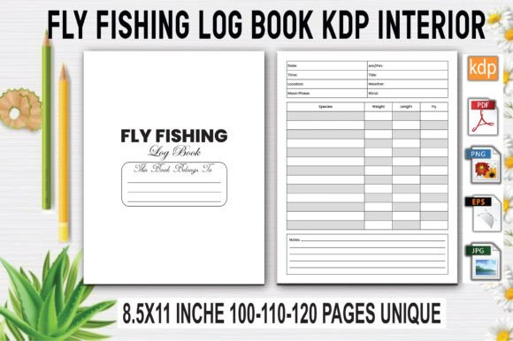 Download Fly Fishing Log Book | KDP Interior - Log Collection