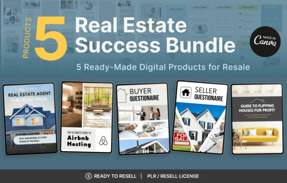 Download Real Estate Success Bundle, Canva - Bundle Collection