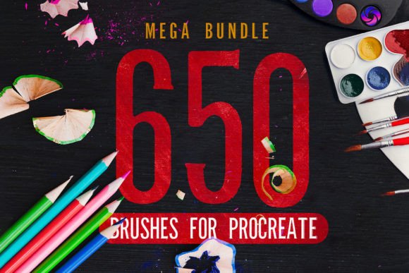 Download 650 Procreate Brushes Mega Bundle - Bundle Collection