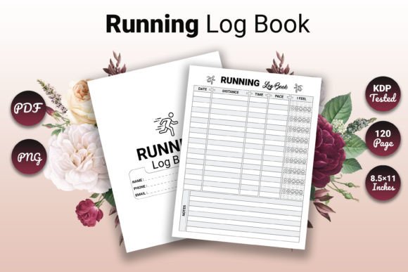 Download Running Log Book KDP Interior - Log Collection
