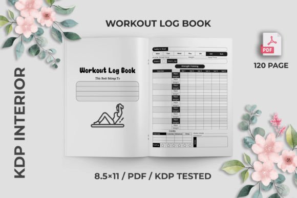 Download Workout Log Book KDP Interior - Log Collection