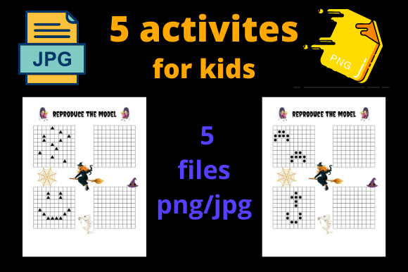 Download 5 Halloween Activities for Kids KDP - Activities Collection