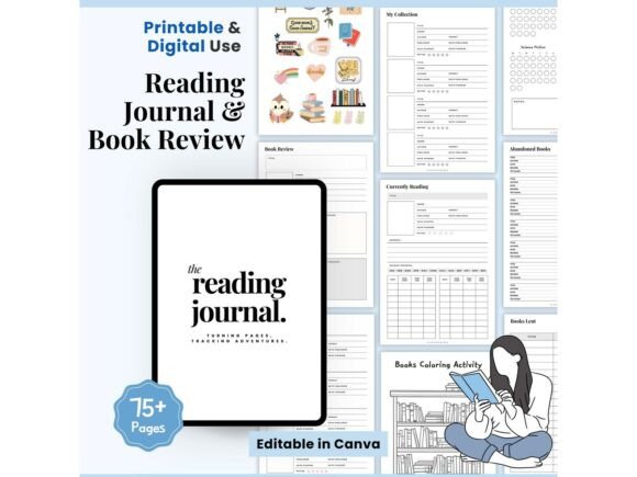 Download Reading Log Printable, Reading Tracker - Log Collection
