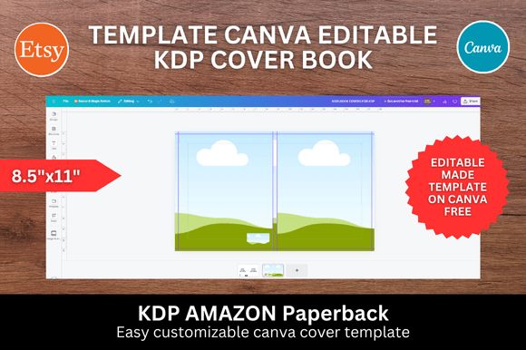 Download Canva KDP Cover Templates Bundle - Bundle Collection
