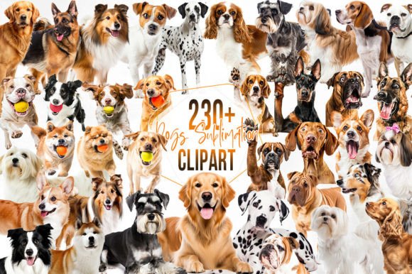 Download 230+ Premium Dog Clipart Bundle - Bundle Collection